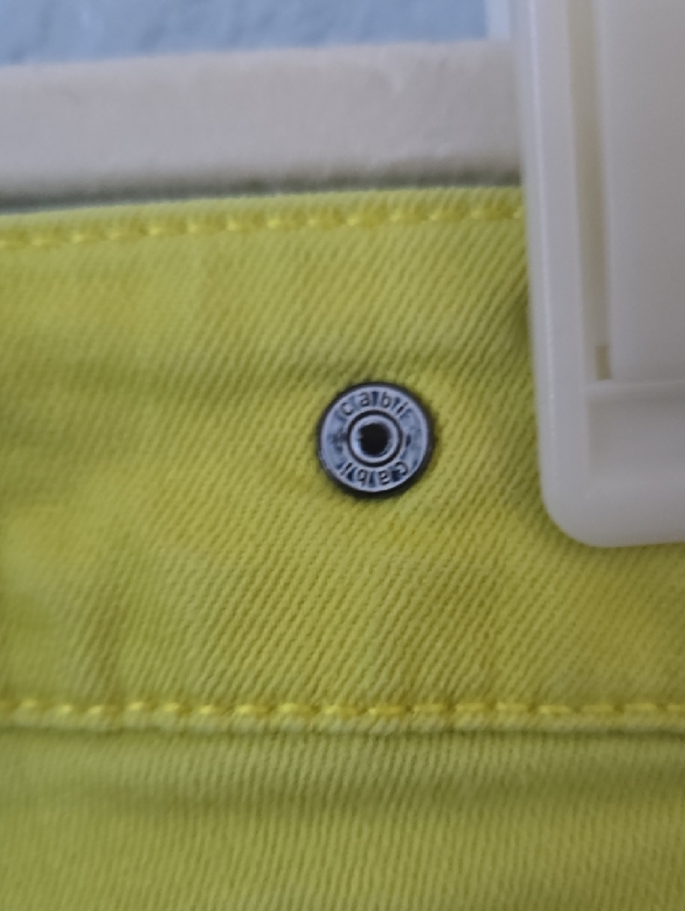 CAbi Sunshine Yellow Straight Leg Jeans - Picture 7 of 11